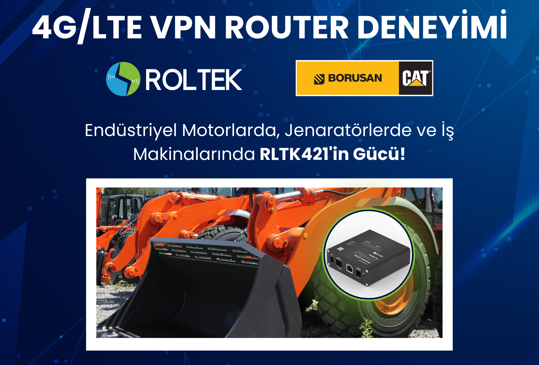 Endüstriyel Uygulamalar için RLTK421 LTE VPN Router